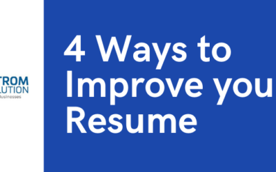 4 Ways to Improve your Resume